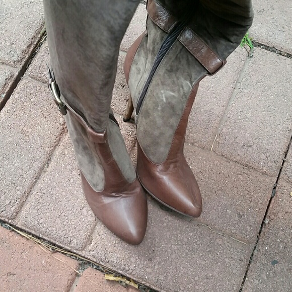 Brown suede over the knee boot NEW - Picture 4 of 4